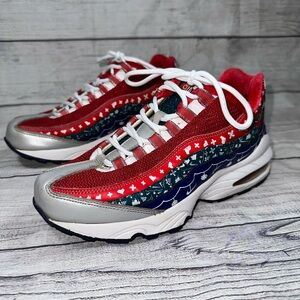 Nike Air Max 95 “Ugly Christmas Sweater” *Rare size 6Y / Women’s 7.5